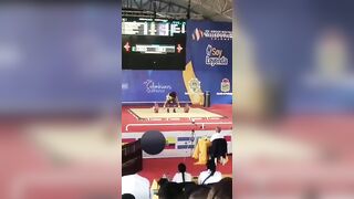 Weightlifter Injures Back After Dropping Dumbbell 