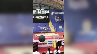 Weightlifter Injures Back After Dropping Dumbbell 