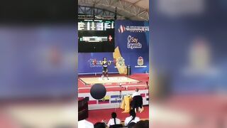 Weightlifter Injures Back After Dropping Dumbbell 