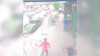 Security Guard Shot In The Head 