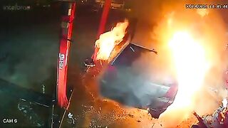 KrudPlug Mobile - Mechanical Device Catches Fire After Flying Sparks