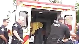 Los Angeles Police Beat Man On Stretcher As They Rushed Him To Ambulance