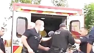 Los Angeles Police Beat Man On Stretcher As They Rushed Him To Ambulance