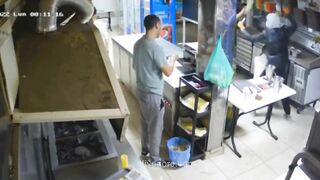 Machete Attack On Restaurant Chef 