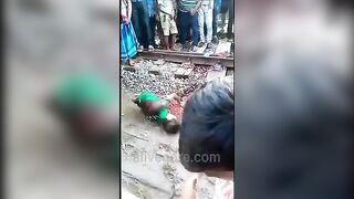 Man Cut In Half By Train Wheel 