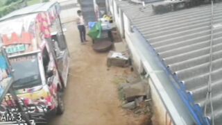 Man Electrocuted After Touching Parked Truck 