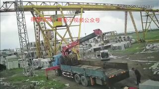 Man Electrocuted By Wires And Falls From Crane