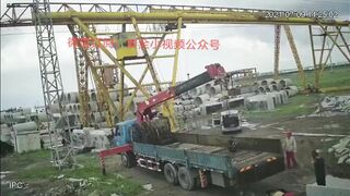 Man Electrocuted By Wires And Falls From Crane