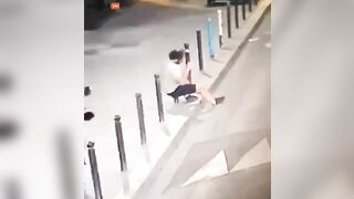Oh My God! A Man Fell From The 6th Floor And Was Pierced By A