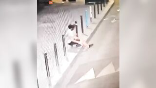 Oh My God! A Man Fell From The 6th Floor And Was Pierced By A