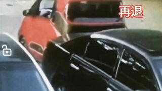 Chinese Old Lady Suffered Two Accidents Due To Stupid Driver