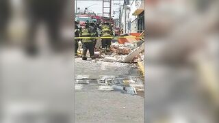 Bakery Explosion, Pedestrians Blown To Pieces (Acti