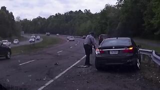 The Police Responded Quickly And Escaped Death.
