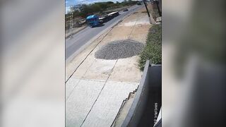 Pretty Girl Gets Run Over While On The Phone (action And Consequences)