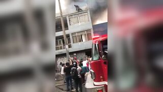 Saving A Dog From Fire 