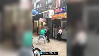 The Restaurant Owner And His Friend Got Into An Argument With A Drunk Customer.