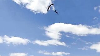 Skydiver Breaks Both Legs After Hard Landing 