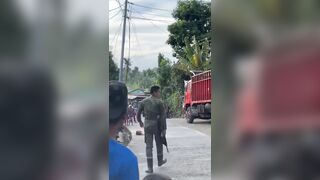 Soldiers Shoot Father And Son At Birthday Party