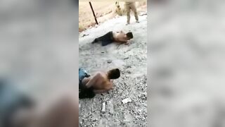 Soldiers Burn Two Prisoners Alive 