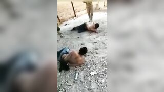 Soldiers Burn Two Prisoners Alive 