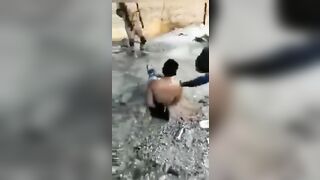 Soldiers Burn Two Prisoners Alive 