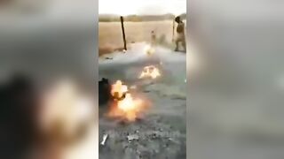 Soldiers Burn Two Prisoners Alive 