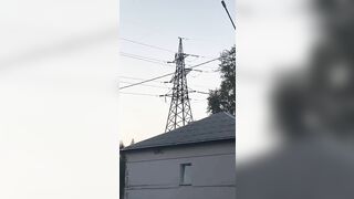 Suicide By Jumping Off A High-voltage Wire