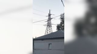 Suicide By Jumping Off A High-voltage Wire