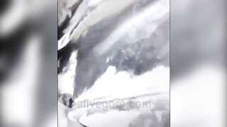 Driver Burned Alive In Car 