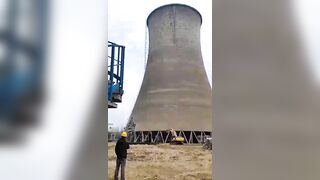 The Excavator Driver Is Either A Very Brave Man Or A