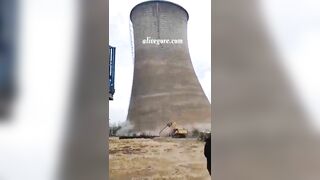 The Excavator Driver Is Either A Very Brave Man Or A