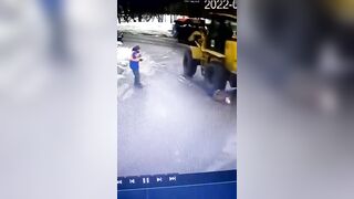 The Loader Ran Over A Worker Three Times