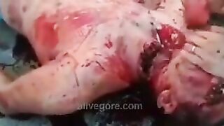 The Man's Throat Had Been Cut And They Were Trying To Behead Him
