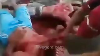 The Man's Throat Had Been Cut And They Were Trying To Behead Him