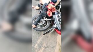 Badly Mutilated Body Of Motorcyclist 