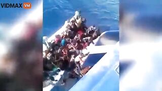 This Boat Full Of Illegal African Immigrants Drowned Near The Coast