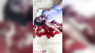Aunt Toothless Gets Her Neck Stabbed With A Machete 