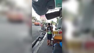 Traffic Policeman Shot By Drunk Driver (different Angles)