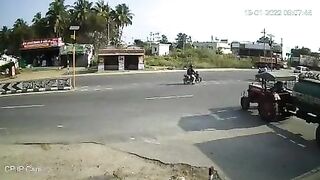 Two Motorcyclists Fly 