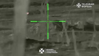 Ukrainian Sniper Killed Two Russians Using Thermal Imaging Camera.