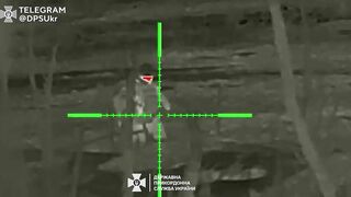 Ukrainian Sniper Killed Two Russians Using Thermal Imaging Camera.