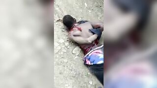 Villagers Kill A Man Suspected Of Armed Robbery. Haiti 