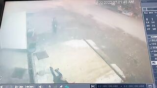 The Guy Was Shot While Trying To Steal A Metal Cover