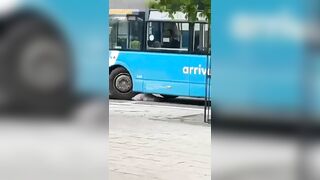 Woman Dies Under Bus Wheels, Short Video 