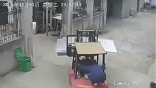 Worker Crushed By Forklift 