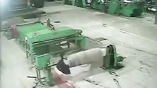 Worker Entangled In Shaft 