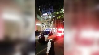 Young Woman Jumps From Hotel Window. Mexico 