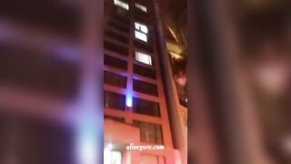 Young Woman Jumps From Hotel Window. Mexico 