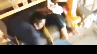 2 Men Entangled In Factory Machinery