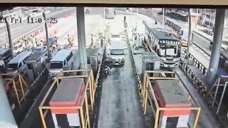 Five Killed As Bus Runs Through Toll Booth In India